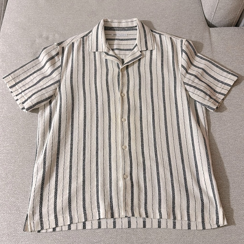 Zara Striped Button Shirt